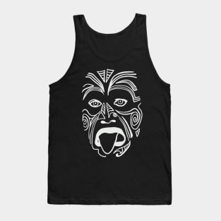 The Tribal Haka Mask Guy - Indigenous Face Tank Top